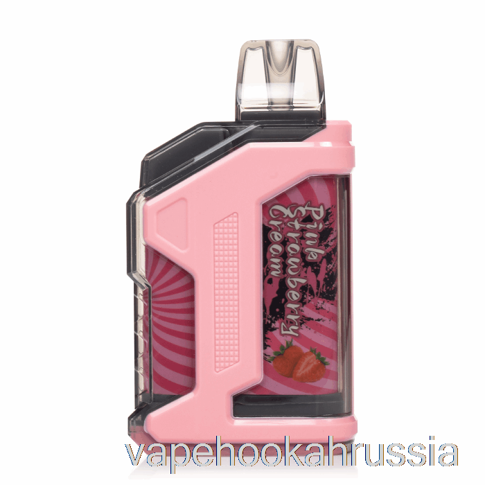 Vape Russia So Soul Nola Bar 10000 одноразовый розовый клубничный крем
